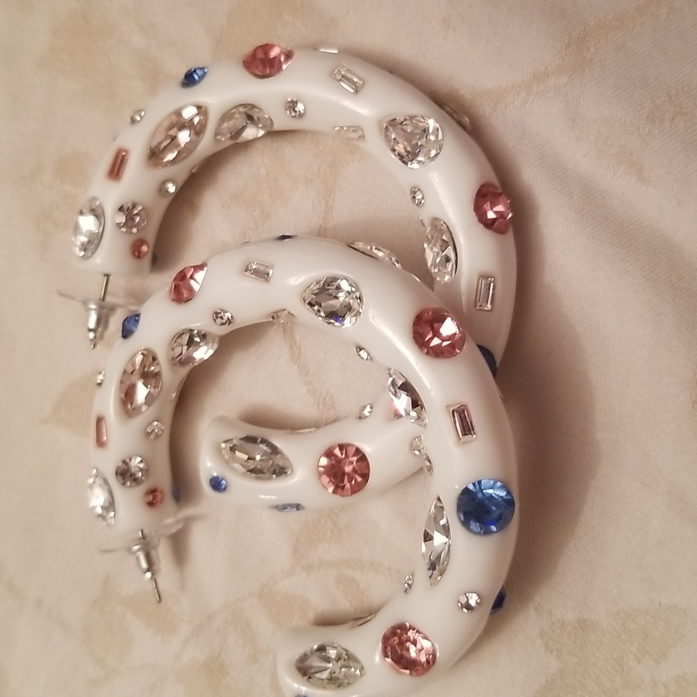 Dannijo crystal and lucite earrings